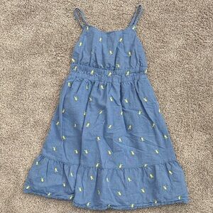 Cat & Jack Blue Dress with Yellow Details